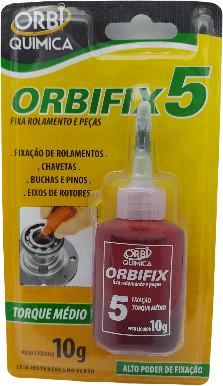 FIXA ROLAMENTOS BUCHAS CHAVETAS PINOS HELICES E EIXOS DE ROLETES  BOMBAS COR VERDE ALTO PODER DE FIXAÇAO  TORQUE MEDIO FOLGA MAXIMA 0.12MM EVITANDO AS MONTAGEM POR PRENSAGEM E USO DE TEMPERATURAS ORBIFIX 5  10G  ATB03709