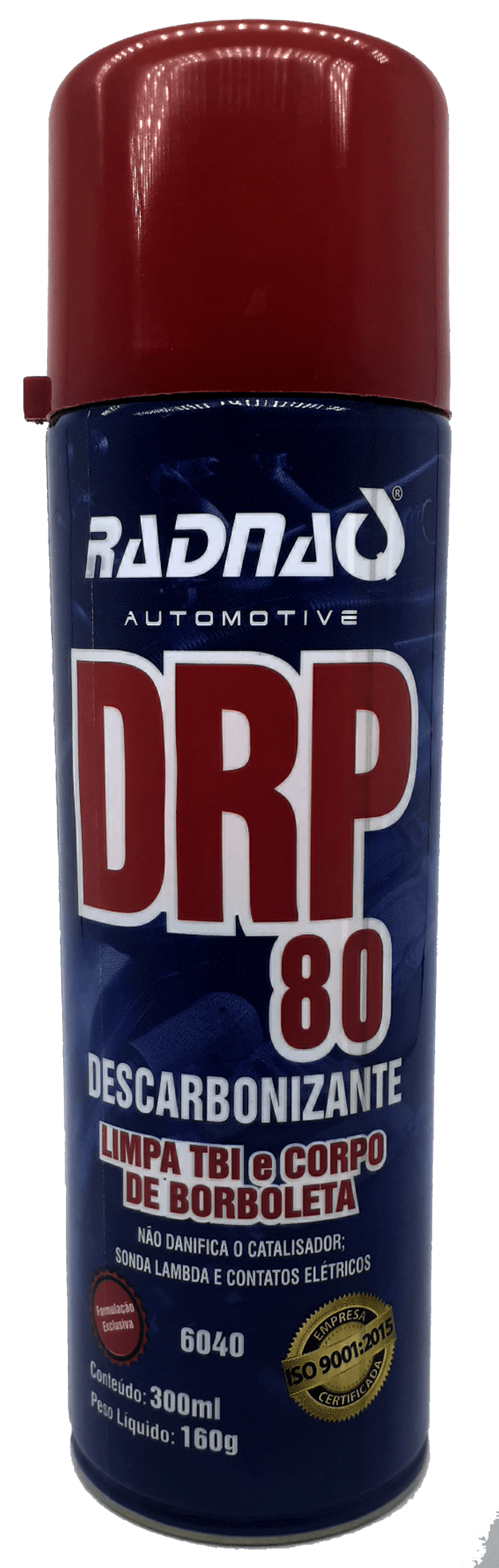 DESCARBONIZANTE SPRAY LIMPA BICOS INJETORES  CORPO DE BORBOLETA CARBURADORES ETC REF CAR80 300ML 160G MARCA RADNAQ 6040 DRP80 