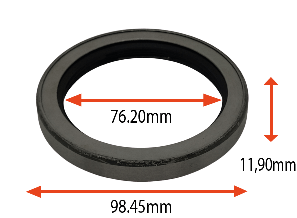 RETENTOR DA CATERPILLAR 120G 120H 140G 130G 135H 140H 140M2  76.20X98.45X11.90  TIPO BG REF 01857 ORIG 4K7463 CATERPILLAR MARCA ARCA 5598