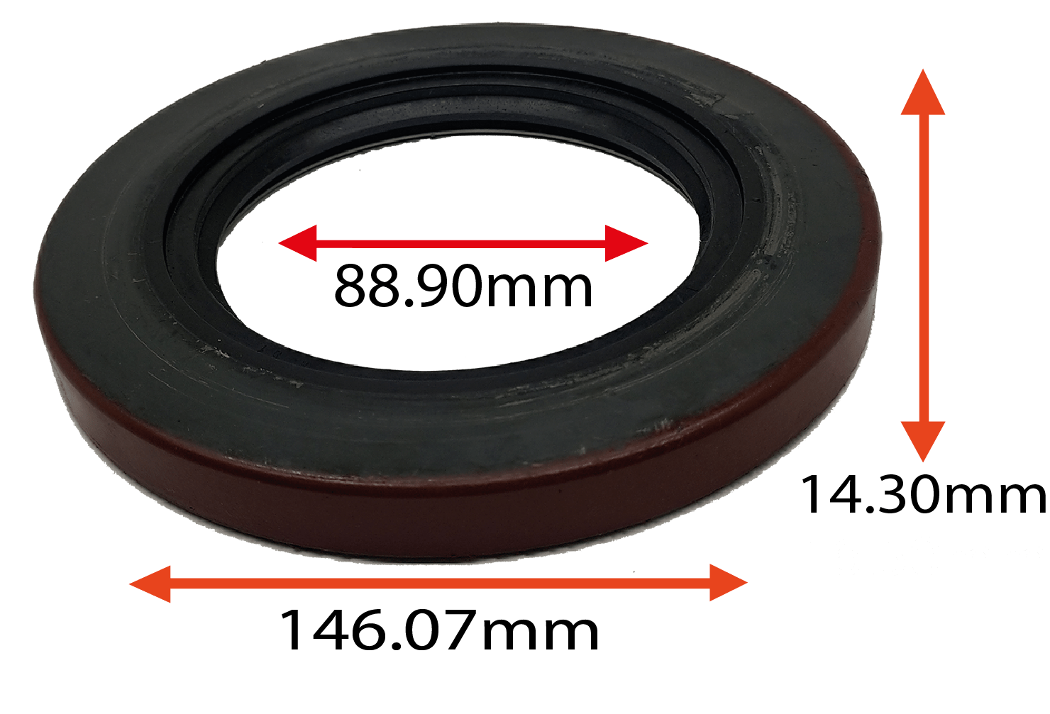 RETENTOR DA COLHEITADEIRA DE CANA JOHN DEERE  88.90X146.07X14.30 TIPO B ORIG CB01477812 MARCA ARCA 6951 AR