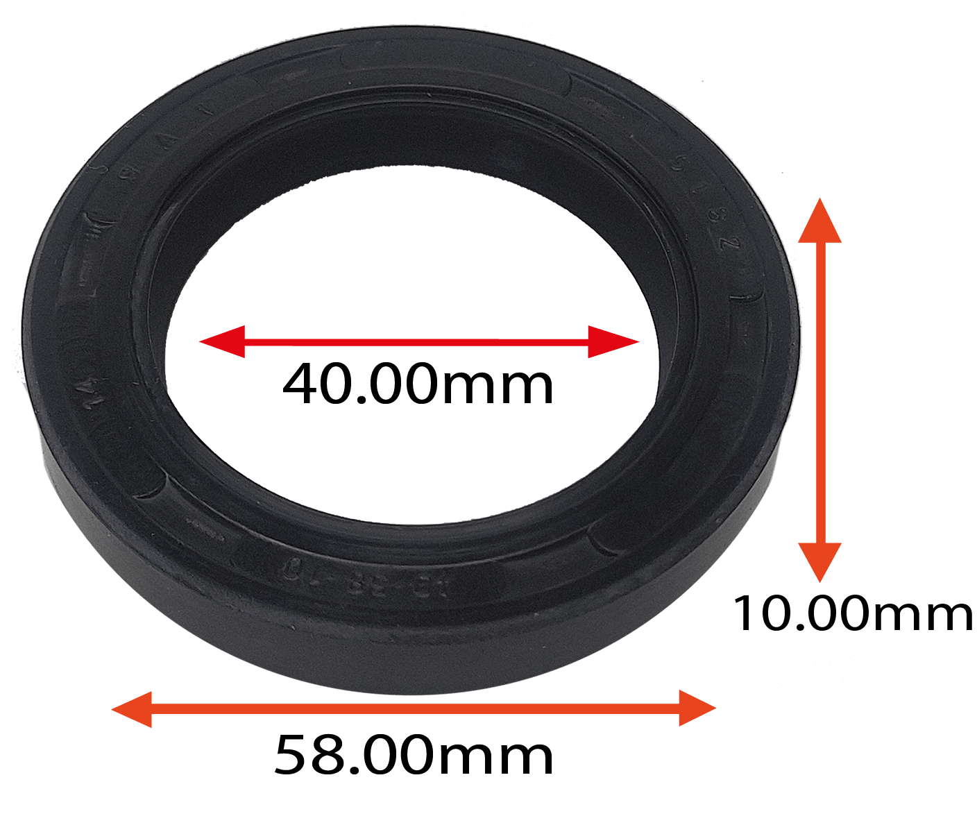 RETENTOR DA TRANSMISSAO COROA DA FIAT DUCATO FURGAO PASSAGEIRO 2.5 2.8 40.00X58.00X10.00 TIPO BRGF REF 5942  ORIG  9456182580 9603370680 MARCA SAV 5182  05182 SV