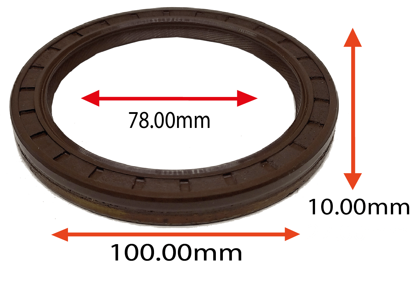 RETENTOR DA TRANSMISSAO DA FLANGE TRASEIRA MMB 2423 1624 1622 VW 1726E 18310OT VOLVO VM23 VM210  78.00X100.00X10.00 TIPO BRAGF EM VITON ORIG 0002611250 220311113 20526126 20526264 MARCA ARCA 7045 AR