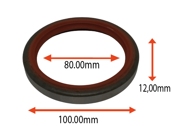 RETENTOR DIANTEIRO  D VIRABREQUIM DA SCANIA B111S F112 F113 K112 K113 L140 L141 R142 T113 E DO PINHAO COMBINAD ENTRAD MERCEDES 1313 1316 1513 1514 1516 2013 2014   80.00X100.00X12.00 BAGS SIL 02235 02291 1797V 5649 RP080000303  MARCA SAV  07915 SV  