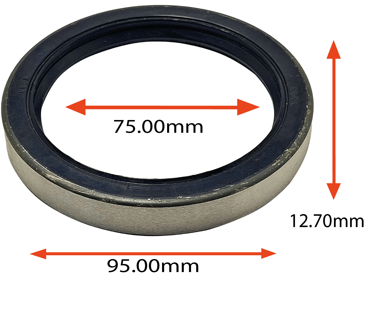 RETENTOR DO BLOQUEIO DA TAMPA TRASEIRA DO MERCEDES BENZ AXOR 2831 3340 3344 2635 2538 75.00X95.00X12.70  TIPO BAG  ORIG 179973047 MARCA ARCA 5855 