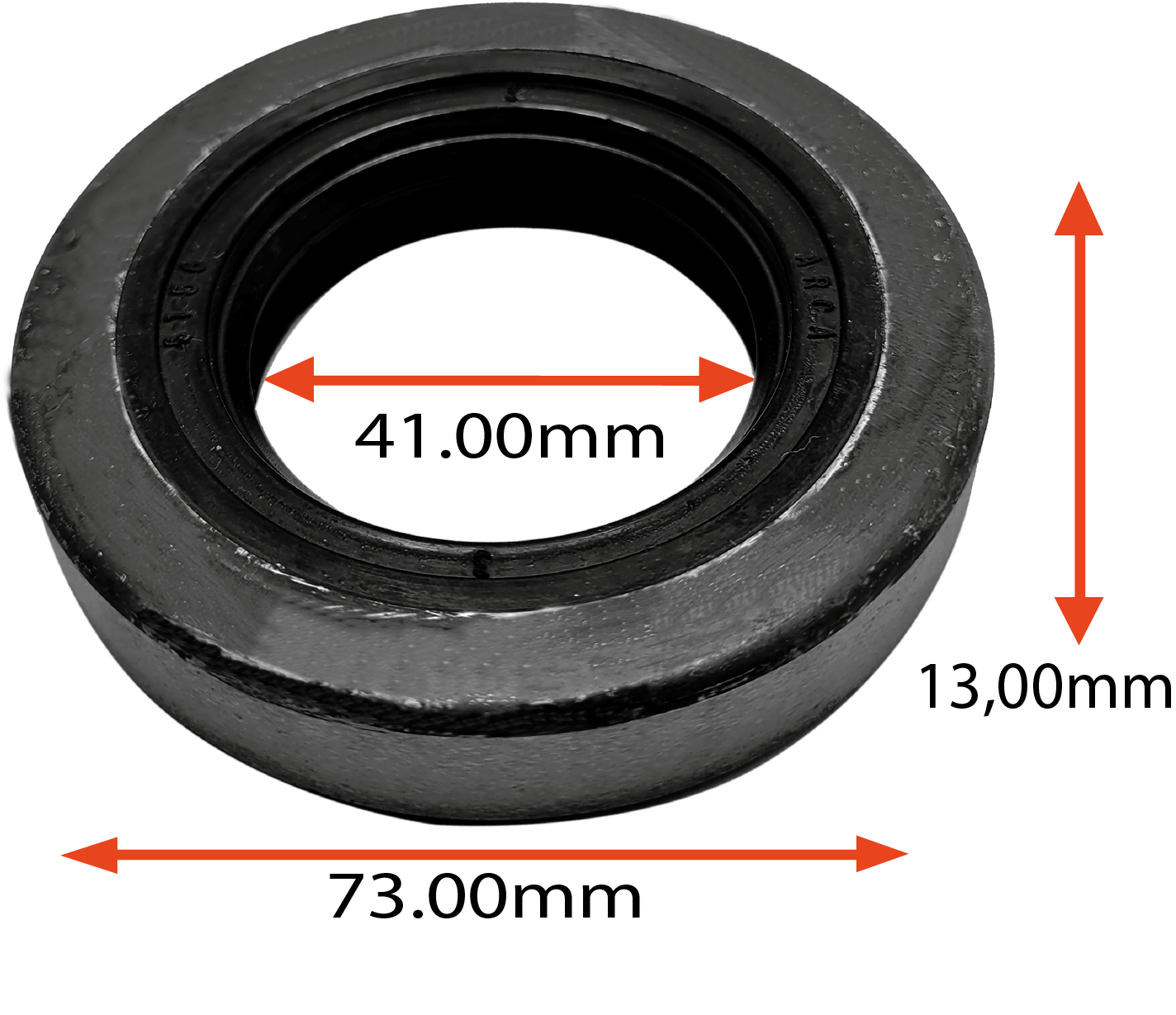 RETENTOR DO CUBO DA RODA DE PRUFUNDIDADE DA BALDAN ARADO E ECLETICA  41.00X73.00X13.00  TIPO GB  REF 02737 ORIG 60203502462  95465002  MARCA ARCA 5156 