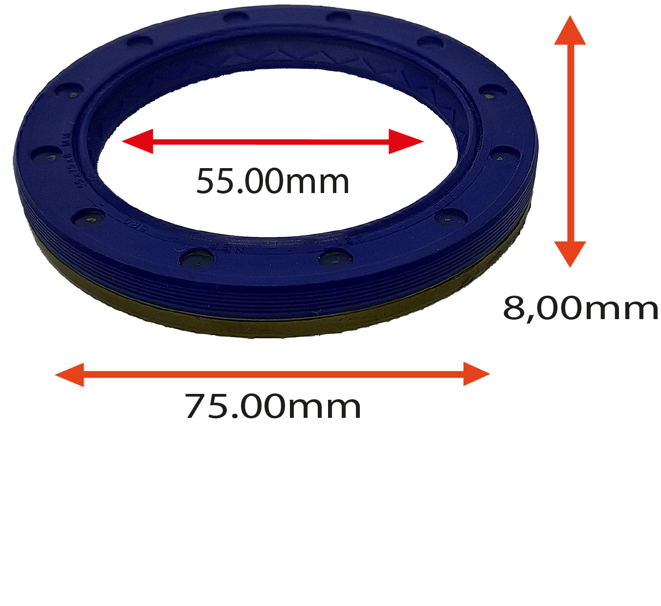 RETENTOR DO CUBO DA RODA DIANTEIRA DA MERCEDES BENZ SPRINTER 310D  2.5  96/ 312D 99/ 2.5 313  CDI  01/ OM 611 2.2 CDI  55.00X75.00X8.00  TIPO BRG  REF 03321 5852 7532N ORIG 199973647  0189973147 199973646 199973747 MARCA VTO VETOR 5852 VTO