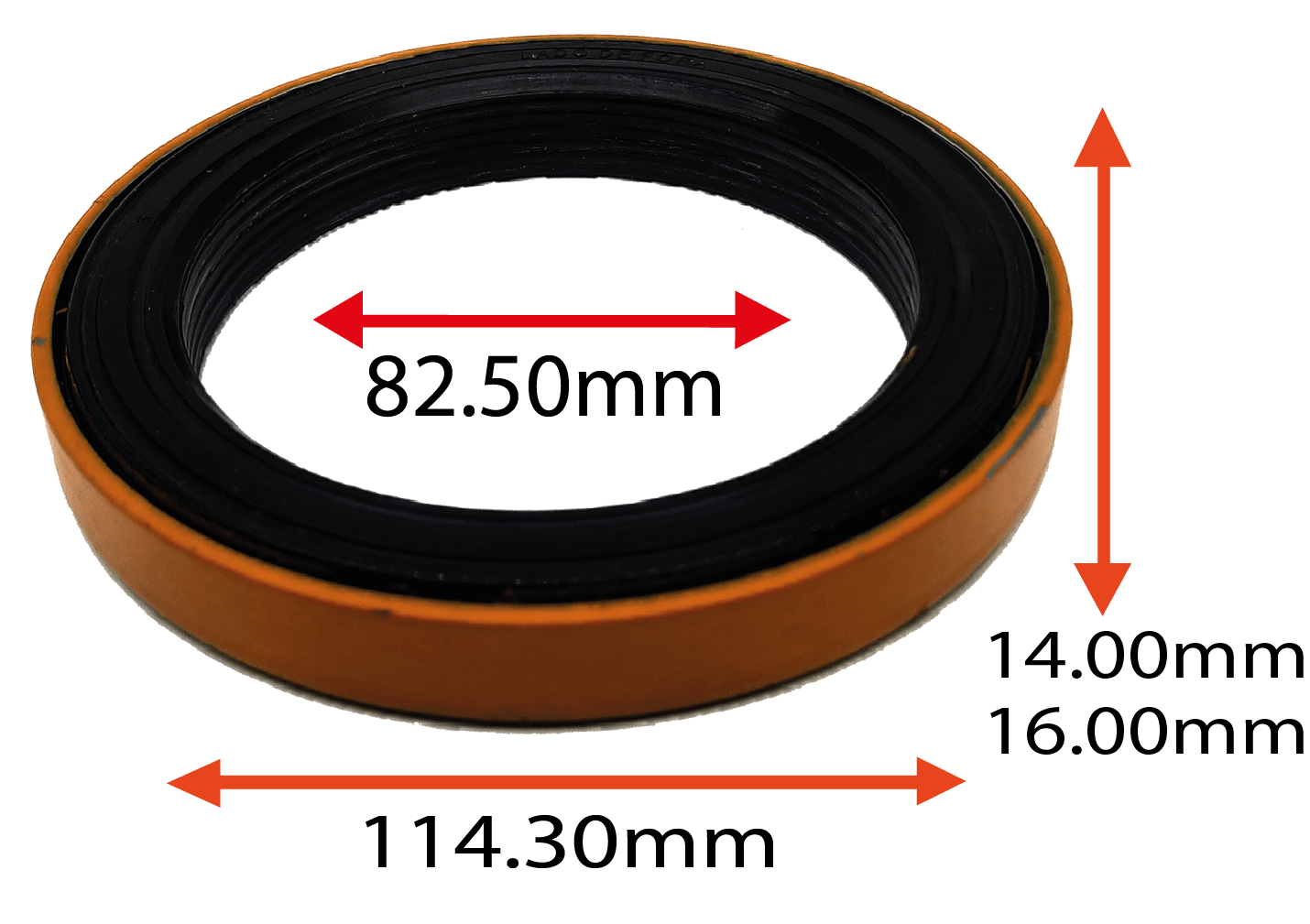 RETENTOR DO CUBO DA RODA TRASEIRA DO VOLLARE W8 W9 DAILY 70C 16HD VERTIS 90 V 16 4 TON MICRO ONIBUS 8140 8150  82.50X114.30X14.00/16.00 TIPO BYF REF 07439 3316 ORIG 40002010097006 500054143 2R0501317  MARCA ARCA 6478 AR