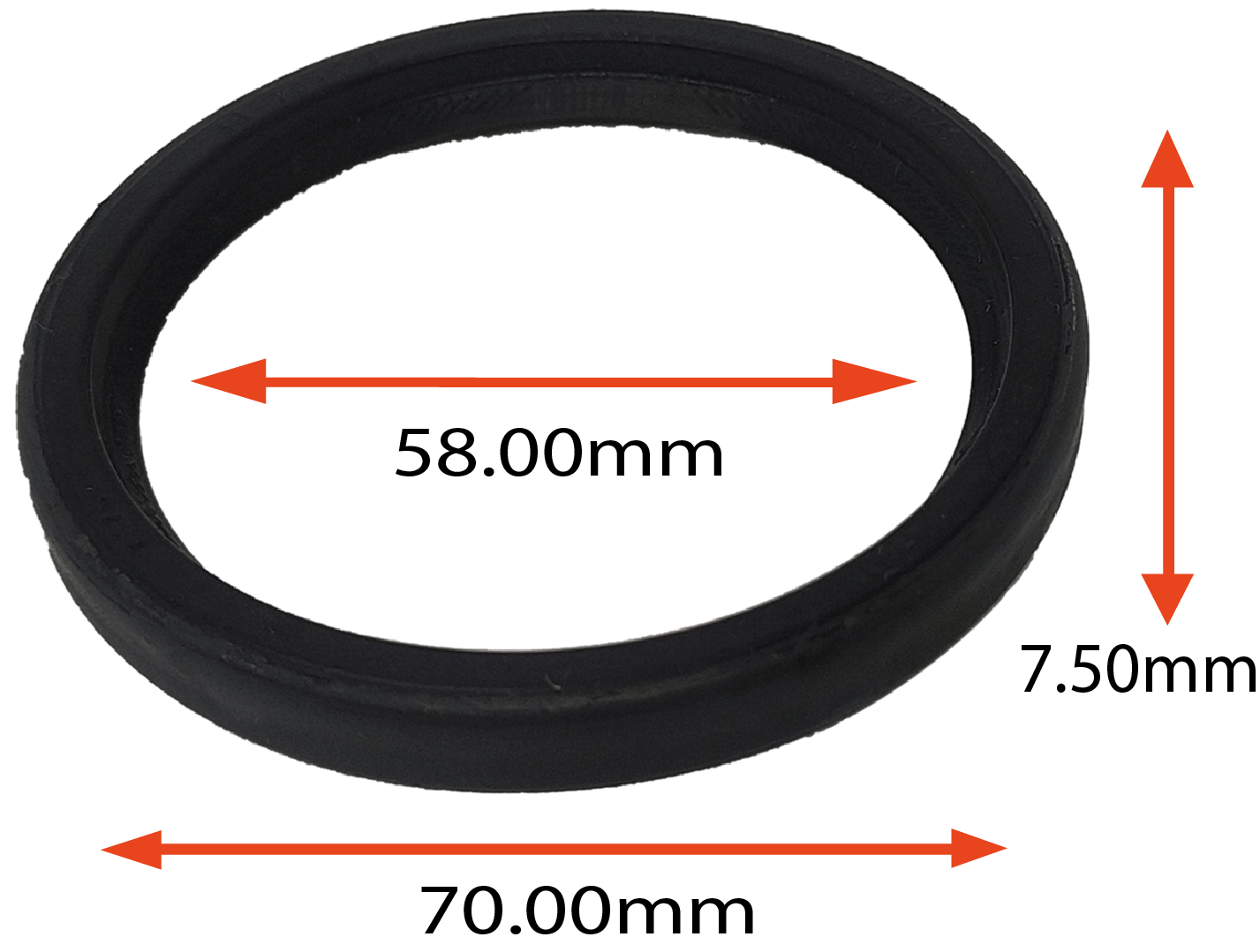 RETENTOR DO CUBO DA RODA TRASEIRA INTERNA DA TOYOTA HILUX 09/... PIT BULL 58.00X70.00X7.50 TIPO BA ORIG 90310T0008 MARCA ARCA 7075 AR