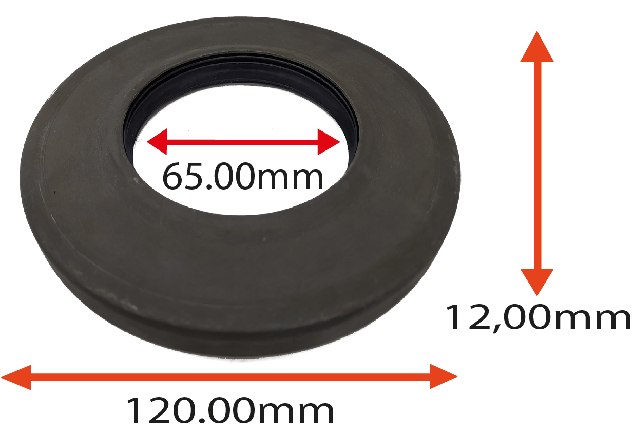 RETENTOR DO DIFERENCIAL DIANTEIRO DA NEW HOLLAND FR 12B FR 140  FR 180  65.00X120.00X12.00  TIPO BAGG  REF 7220 ARCA  3207 AGEL APC  ORIG 79047473  MARCA AGEL APC 3207 RAG