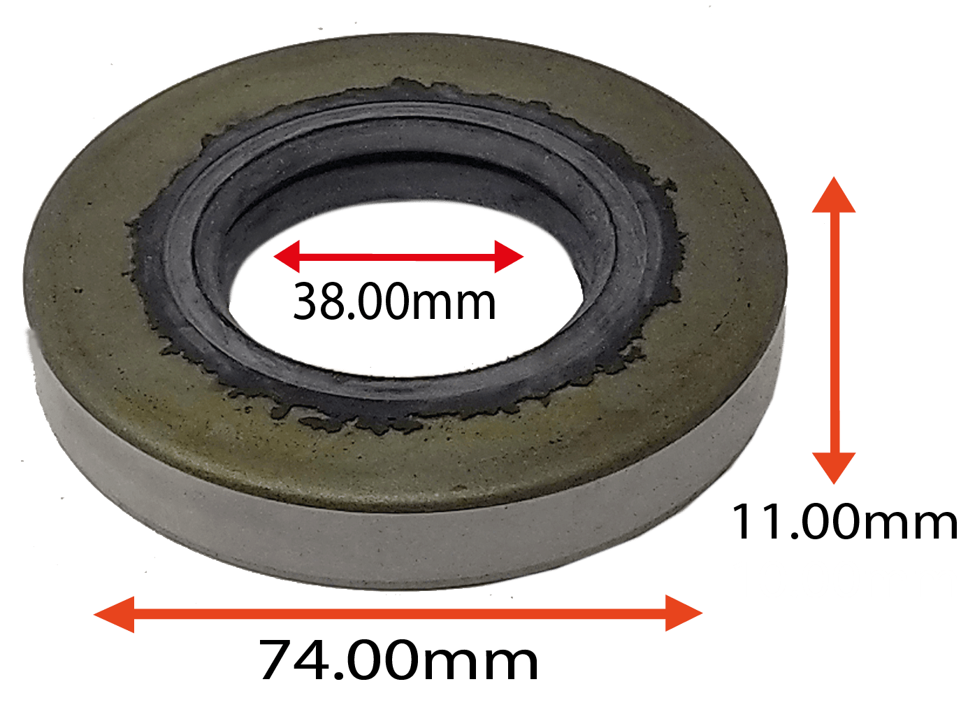 RETENTOR DA FLANGE DE SAIDA DA CAIXA DE TRANSFERENCIA  DA TOYOTA BANDEIRANTES 1982/... 38.00X74.00X11.00 TIPO BAG REF 02289 50552 ORIG RP038000807 9002310004 9031138134  MARCA WYLERSON 5648 WYL 