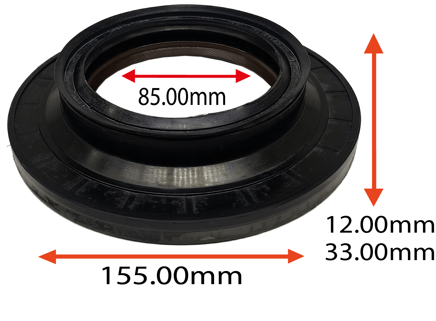 RETENTOR DO PINHAO DO DIFERENCIAL DO AXOR 1933 2831 85.00X155.00X12.00/33.00 TIPO BRAGGEF ORIGINAL MERCEDES BENS 0219978547 MARCA ARCA 7041 AR