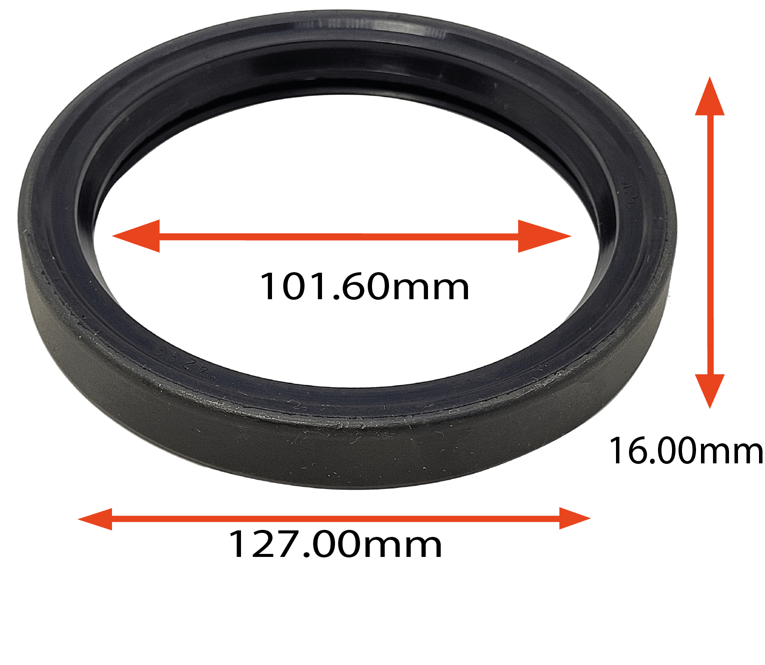 RETENTOR DO SEMI EIXO TRASEIRO DA RETROESCAVADEIRA 580H DA CASE BRASEIXO 104256   101.60X127.00X16.00 TIPO GB  REF 02194 SABO 5624  ARCA 4299 APC  ORIG K623432  MARCA AGEL APC  02194 AG