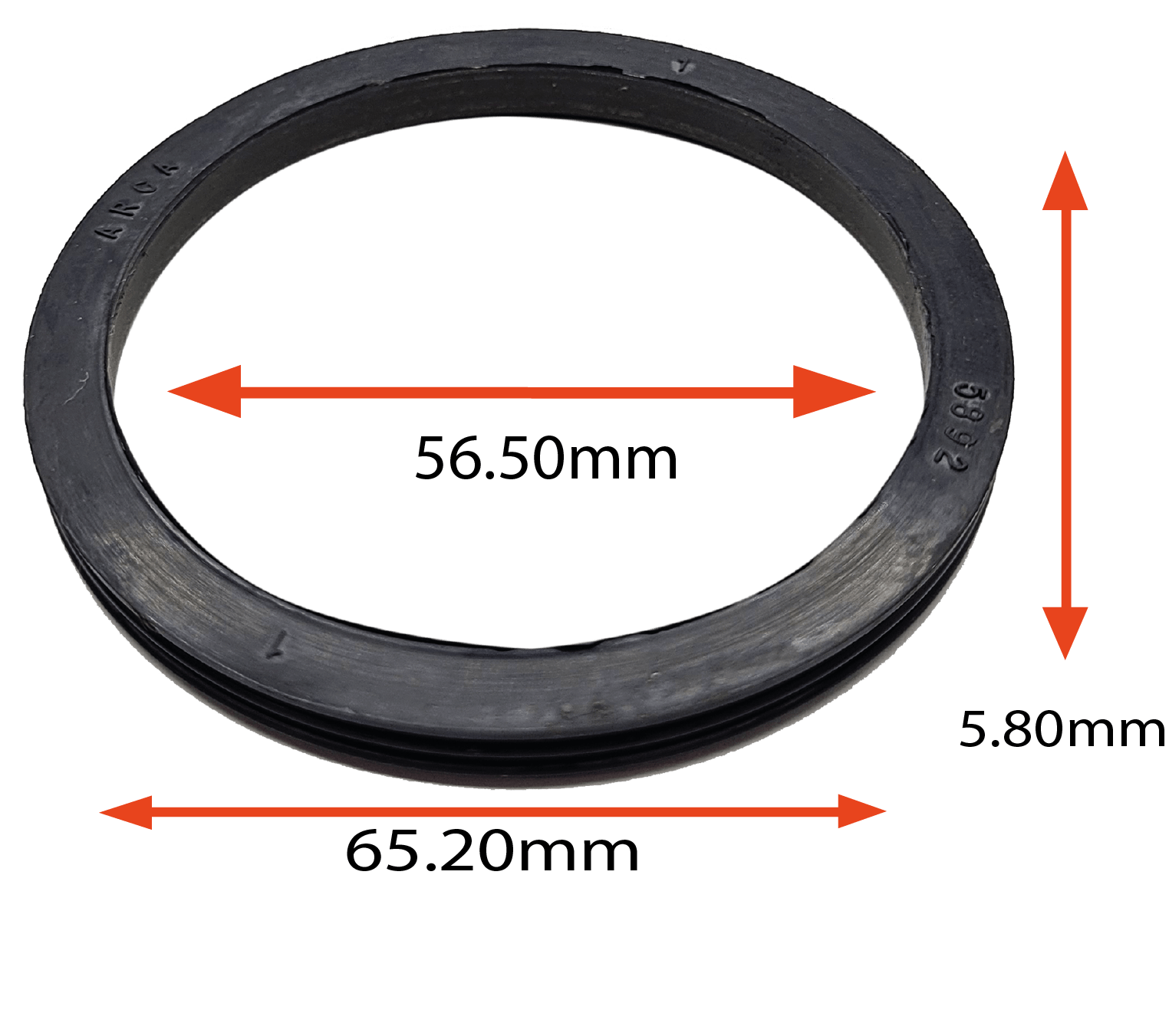 RETENTOR TDP VELOCIDADE DUPLA DO TRATOR   MASSEY FERGUSON  56.50X65.20X5.80  TIPO GGGX  ORIG  3611135  MARCA ARCA 5892 