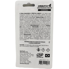 TRAVA PARAFUSO PRISIONEIRO  PORCAS SUPERFICIES ROSCADAS COR VERMELHA PREENCHE AS FOLGAS EXISTENTES ENTRE AS PEÇAS ALTO TORQUE FOLGA MAXIMA 0.20MM DE ALTA RESISTENCIA E VISCOSIDADE A DESMONTAGEM ORBIFIX 4  10G  ATB03711