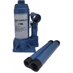 MACACO HIDRAULICO 2 TONELADAS TIPO GARRAFA COM HASTE A CARGA DE LEVANTAMENTO NAO DEVE EXCEDER A CAPACIDADE MAXIMA DE 2 TONELADAS  FER8207 