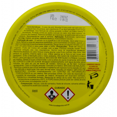 CERA POLIDORA AUTOMOTIVA TRADICIONAL C CARNAUBA RENOVA E PROTEGE DOS RAIOS SOLARES MARESIA CHUVA  MAIS BRILHO INTENSO E DURADOURO  P TODOS OS TIPOS DE PINTURA REMOVE MANCHAS S DANIFICA-LA 200G CAIXA C 24 UNIDADES  MAX0047 LATA.