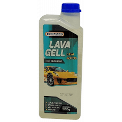 LAVA AUTO GEL COM GLICERINA SEM CERA  LIMPA PROTEGE CONSERVA DA BRILHO P SEU VEICULO MOTO BICICLETA ETC NEUTRO NAO AGRIDE A PINTURA 500G QMC8149