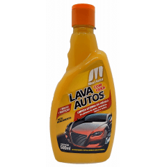 LAVA AUTOS  SHAMPO COM CERA 500ML  COM CARNAUBA MAIS BRILHO E PROTECAO ALTO RENDIMENTO LIMPEZA EXTERNA DOS VEICULOS CAMINHOES BARCOS E MOTOS  MAX018 C CERA DPC