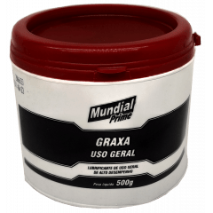 GRAXA CARAMELO ,AMARELA OU CANTANHA ESCURA USO GERAL DE ALTO DESEMPENHO INSOLUVEL A AGUA POTE 500G MARCA MUNDIAL PT03000004 QMC7942