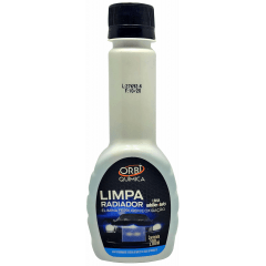 LIMPA RADIADOR PROMOVE A LIMPEZA DO RADIADOR E  TODO SISTEMA DE ARREFECIMENTO DESINCRUSTA E ELIMINA AS IMPUREZAS COMO OXIDAÇOES FERRUGEM E LODO AUMENTANDO A EFICIENCIA DO SISTEMA DE REFRIGERAÇAO 200ML MARCA ORBI246