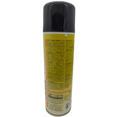 TINTA SPRAY USO GERAL PRETO BRILHANTE WHITE COLOR OTIMO RENDIMENTO SECAGEM RAPIDA EXCELENTE COBERTURA  AGITE BEM A EMBALAGEM ANTES DE APLICAR O PRODUTO 340ML 220G CAIXA COM 06 UNIDADES MARCA ORBI 6692 QMC7056.