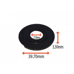 RETENTOR DA CAIXA  DE DIREÇAO HIDRAULICA DO KADETT MONZA 17.00X39.70X3.30 TIPO GRE  REF 02432 ORIG 2125421 GM MARCA ARCA 6364 