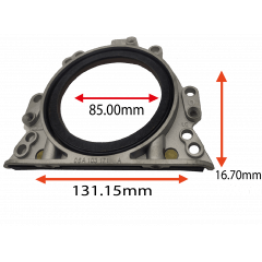 RETENTOR DA FLANGE TRASEIRA DO VIRABREQUIM LADO DO VOLANTE DO MOTOR DO AUDI A3 1.8 8V 20V 1.8T 20V 2.0 8V 98/..GOLF 1.8T 20V 2.0 8V POLO 2.0 8V JETTA 2.0 8V 11/16 85.00X131.15X16.70 FURO 7MM REF 7592T 71000600 01370 1110079 E02V592 MARCA WYLERSON 12011 RF