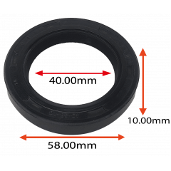 RETENTOR DA TRANSMISSAO COROA DA FIAT DUCATO FURGAO PASSAGEIRO 2.5 2.8 40.00X58.00X10.00 TIPO BRGF REF 5942  ORIG  9456182580 9603370680 MARCA SAV 5182  05182 SV