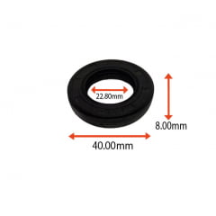 RETENTOR DA TRANSMISSAO DO EIXO PRIMARIO DO PALIO SIENA MAREA TIPO TEMPRA 22.80X40.00X8.00 TIPO BRAGEP ACM REF 07309 FIAT MARCA ARCA 6476