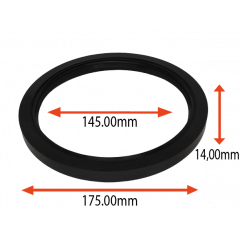 RETENTOR DO CUBO DA RODA TRASEIRA INTERNA EIXO TRASEIRO HL7 DO MERCEDES BENZ O500A O500MA O500VA E DA RODA TRASEIRA EXTERNO 1630 1633 1924 1919 1932 1933 1934 O370 O371 145.00X175.00X14.00 TIPO BRG  REF 02679 1073N 40004BMLD  0169975647 WYLERSON 5510 WYL