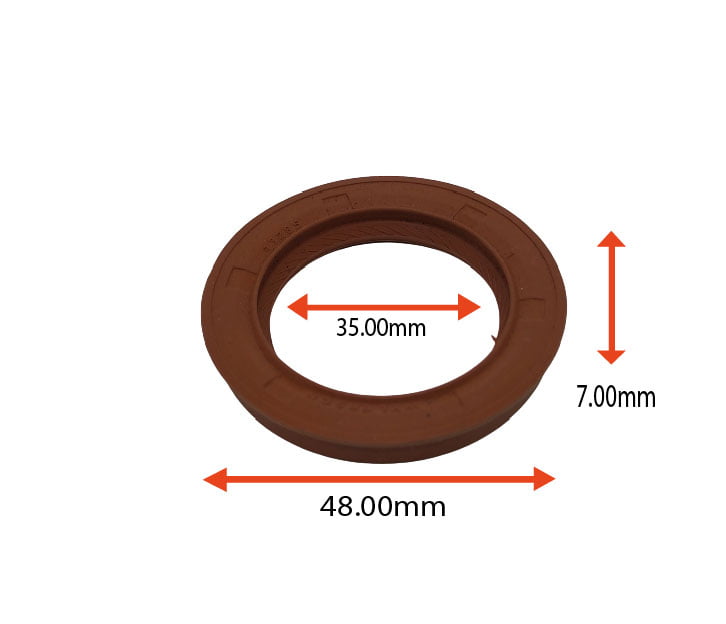 RETENTOR DO EIXO COMANDO DE VALVULAS DO  MOTOR 1.0 1.4 1.6 1.8 2.0 2.2 DO CORSA CELTA ASTRA BLAZER KADETT  VECTRA  PRISMA SPIN COBALT S10 95/CRUZE ONIX  TRACKER AGILE  PALIO DOBLO SIENA PUNTO  35.00X48.00X7.00 BRAGS REF 02178 90180529 GM WYLERSON 6094 WYL