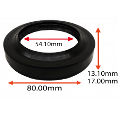 RETENTOR DO CUBO DA RODA TRASEIRA DA GM S10 12/18  54.10X80.00X13.10/17.00 TIPO BRGGE ORIG 94771553 MARCA ARCA 7169 AR