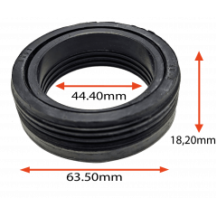 RETENTOR DO MASSEY FERGUSON  44.40X63.50X18.20 TIPO BY ORIG 3699802M2 MARCA ARCA 5893 