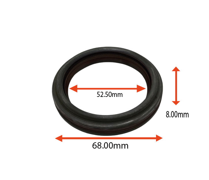 RETENTOR DO SEMI EIXO TRASEIRO DA S10 TRAILBLAZER 2012 52.50X68.00X8.00 TIPO BRAGEF FPM ORIG 94771555 GM MARCA ARCA 7328