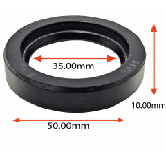 RETENTOR DO VIRABREQUIM MONTGOMERY ACIONAMENTO MOTOR PARTIDA BOSCH CASE CESTALTO MARCHESAN TATU MIAC 35.00X50.00X10.00 TIPO BR REF 00789 207V  ORIG 0144710  175987A1 504152141 GRT00789 060240010 373 9001085089 MARCA ARCA 5085