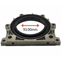 RETENTOR FLANGE TRASEIRO DO VIRABREQUIM DO MOTOR DIESEL OM 611 LA MERCEDES BENZ SPRINTER 311 CDI STREET 313 CDI 413 CDI 2.2 L 16V DOHC L4  93.00MM TIPO BSI ORIG 6110100214  6110100114 MARCA WYLERSON 12008 RF WYL