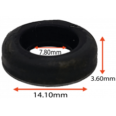 RETENTOR DO TACOMETRO EIXO ACIONAMENTO NEW HOLLAND 4500 4600 6600 7.80X14.10X3.60 TIPO GA REF 01984 ORIG D3NN17N271A MARCA ARCA 5606 AR