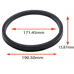 GAXETA APLICACOES DIVERSAS 171.45X190.50X15.87  OU 6.3/4X7.1/2X5/8 REF 3220 AG ORIG 37506750625 37506750-625 MARCA DUOTEC ARCA 4164 